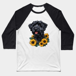 Black Russian Terrier Baseball T-Shirt